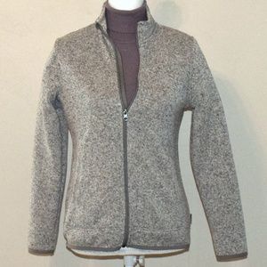 Eddie Bauer Fleece Knit Cozy Full Zip Jacket Sz: S